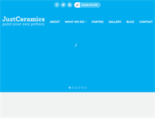 Tablet Screenshot of just-ceramics.com